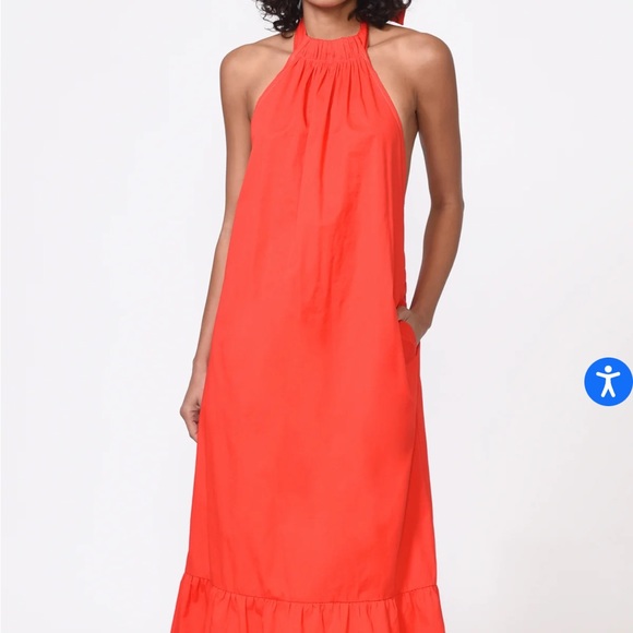 Gorgeous red maxi dress - Picture 6 of 10